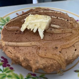 おからときな粉の低糖質ホットケーキ